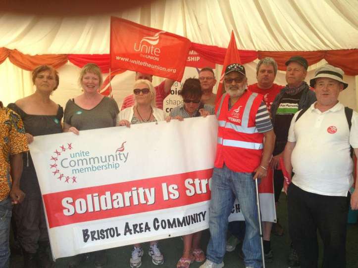 Unite Commity members - Tolpuddle 2015